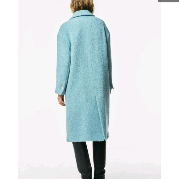 Zara Wool Coat -Limited edition Sky Blue 8357-477 . Bloggers Favorit - Picture 5 of 16